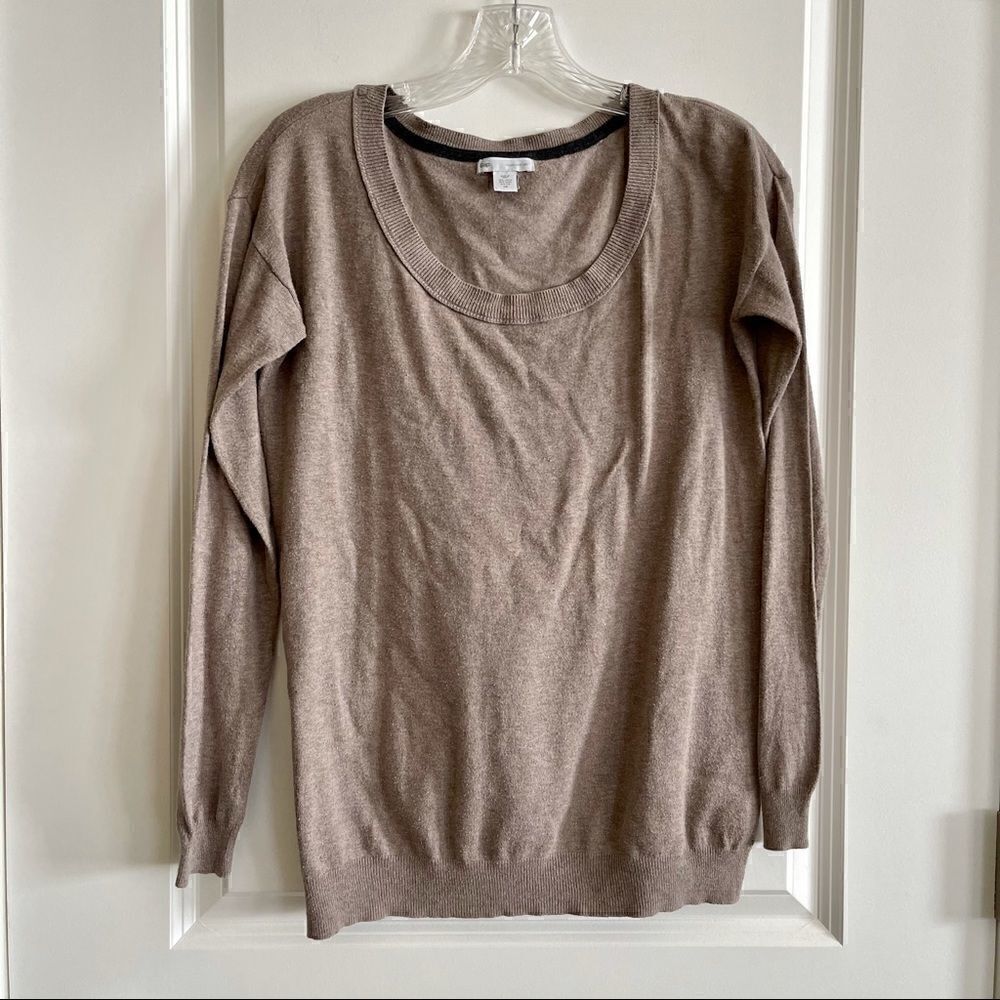 GAP oversized pullover sweater made with silk
